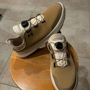 Under Armour Beige and Brown Athletic Shoes